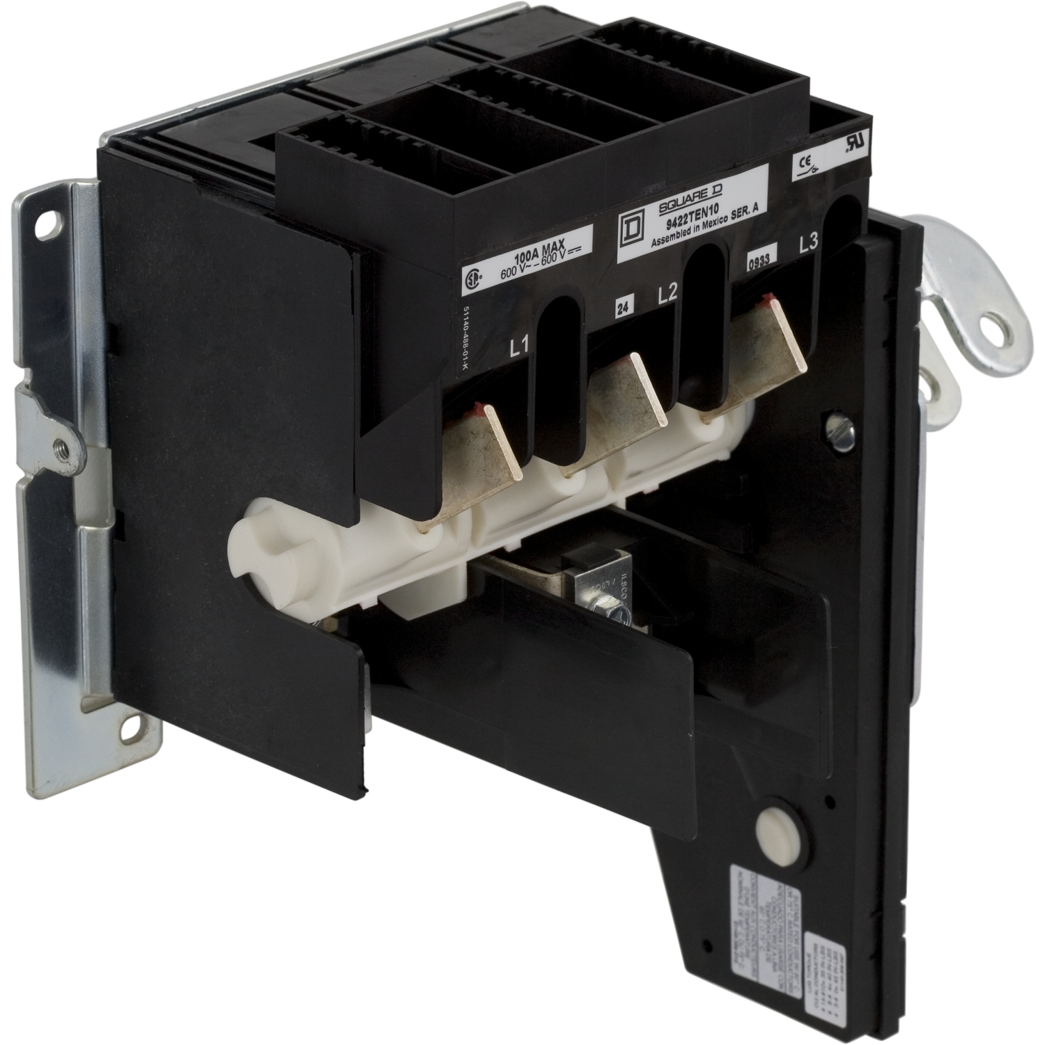Schneider Electric Non-Fusible Disconnect Switch; 3-Pole; 100A; Variable Depth; Lever - NEMA 4; UL 98